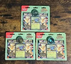 Pokemon - Ascended Heroes - Erika Tangela 2 Pack Blister Lot Bundle of 3 - Image 1
