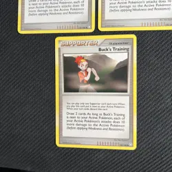 Buck's Training 130/146 Legends Awakened Pokemon Card Supporter Non-Holo 3 - Image 3