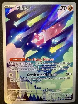 The Pokemon Company Minior 201/182 Paradox Rift Illustration Rare Holo English … - Image 1