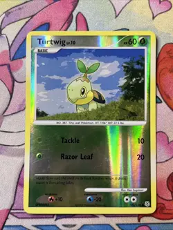 LP, English - 1 x Pokemon Turtwig - 103/130 - Common - Reverse Holo - Image 1