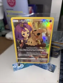 Mimikyu 245/236 Alt Art Secret Rare Pokemon Sun & Moon Cosmic Eclipse - Image 1