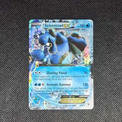 Seismitoad EX 20/111 Furious Fists Ultra Rare LP Pokemon TCG - Image 1