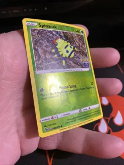 Spinarak (Peelable Ditto) 006/078 Holo Common Pokemon GO Pokemon NM - Image 2