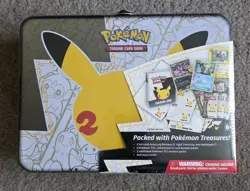 Pokemon TCG Celebrations Collector Chest Lunch Box Tin Sealed - Image 1