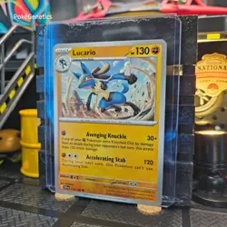 Lucario Scarlet & Violet Pokemon TCG 114/198 SV01 Uncommon - Image 2