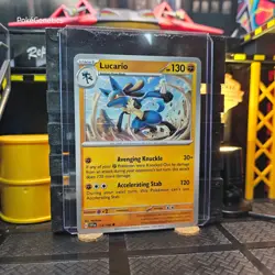 Lucario Scarlet & Violet Pokemon TCG 114/198 SV01 Uncommon - Image 3
