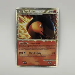 Pokemon Typhlosion Prime 110/123 HeartGold SoulSilver Holo ENG 140 HP 2010 - Image 1