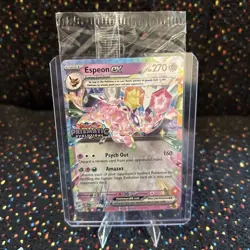 Espeon ex 034/131 Prismatic Evolutions Stamped Promo Sealed - Pokemon TCG - Image 2
