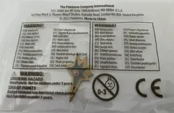 Pokemon League Official TCG Promotional Item Legend Badge S7 Opelucid Gym 2012 - Image 1