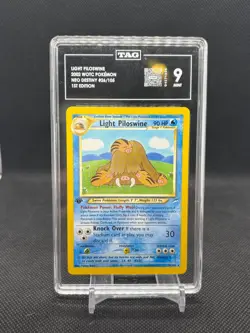 Light Piloswine Tag 9 Mint Pokemon 2002 Neo Destiny Unlimited 26/105 - Image 1