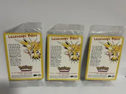 POKEMON SEALED ALL 3 Movie Promo Legendary Birds Moltres Articuno Zapdos WOTC - Image 1