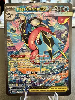 Mega Greninja EX 116/086 Special Illustration Rare Holo Full ArtENG Pokemon TCG - Image 1