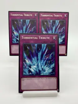 Yu-Gi-Oh! Torrential Tribute MZMU-EN119 Rare 1st Ed. X3 (Playset) - Image 1
