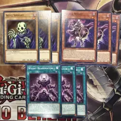 Yugioh! 3x Skull Servant Moissa Wight Reanimator ALIN LOB Common 1st Ed NM - Image 1