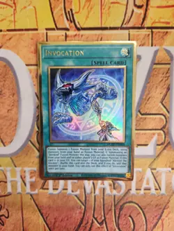INVOCATION MGED-EN044 GOLD 1ST ED NM YUGIOH - Image 1