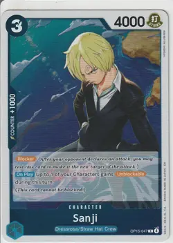 One Piece TCG | Sanji OP15-047 R Adventure on Kami's Island - Image 1