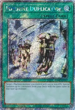 Machine Duplication (Platinum Secret Rare) - 1st Edition RA03 NM YuGiOh - Image 1