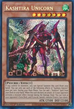 Kashtira Unicorn - 1st 25th Anniversary Tin: Dueling Heroes Mega Pack LP YuGiOh - Image 1
