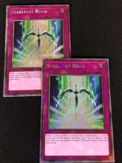 Yugioh Starlight Road RA03-EN235 1st Platinum Secret x2 (NM) - Image 1