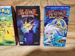 VHS Pokemon, Yu-Gi-Oh!, and new Lebron Space Jam Boxes Auction #74V - Image 3