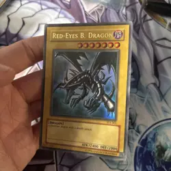 (EF) Yugioh Red-Eyes Black Dragon SDJ-001 Unlimited Edition Holo Yu-Gi-Oh! LP - Image 4