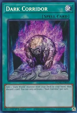 Dark Corridor - 1st Edition Duelist Nexus LP YuGiOh - Image 1