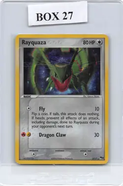 Rayquaza 3/17 - POP Series 1 - Cosmos Holo Rare - Pokemon Card - HP/DMG - Image 1