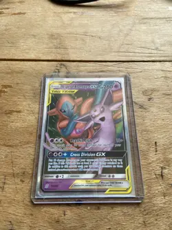 Espeon & Deoxys GX 72/236 Pokemon Unified Minds Holo Full Art Card - Image 1