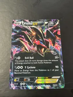 Yveltal EX 79/146 XY Ultra Rare Holo Basic Pokemon TCG Card English - Image 1