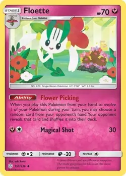 Floette - NM RH - SM - Cosmic Eclipse 151 - Image 1