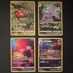 Pokemon TCG Crown Zenith Paras GG32/GG70 4-Card Lot Goodra Comfey Holo EN - Image 1