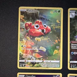 Pokemon TCG Crown Zenith Paras GG32/GG70 4-Card Lot Goodra Comfey Holo EN - Image 2