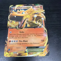 Pokemon Charizard EX 11/106 Flashfire Ultra Rare Holo Card - Image 1