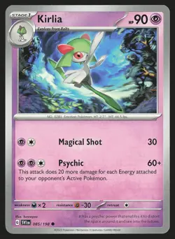 SV01: Scarlet & Violet Base Set Kirlia #085/198 Common Pokemon Card - Image 1
