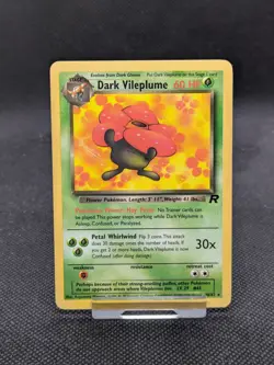 Dark Vileplume 30/82 Rare Team Rocket Set Pokemon Card WOTC LP-NM - Image 1