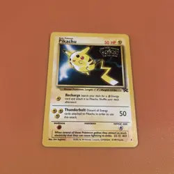 Pikachu Black Star Promo #4 1999 Kids WB The First Movie Pokemon Card - Image 5