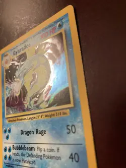 Gyarados 6/102 Base Set Unlimited Holo Rare Pokemon TCG Card LP - Image 4