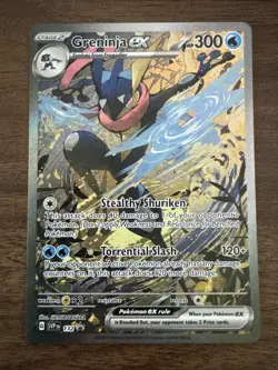 Pokemon Greninja ex 132 Sv: Scarlet & Violet Promo Card Holo - Image 1