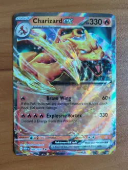 Pokemon Charizard EX 006/165 SV151 Scarlet & Violet Holo Rare Card 2023 - Image 1