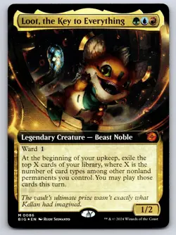 Loot, the Key to Everything (Extended Art) 86 BIG Magic: The Gathering Foil NM - Image 1