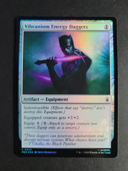 Vibranium Energy Daggers (Foil) Common MTG Marvel Super Heroes - Image 1