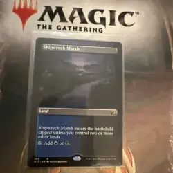 Shipwreck Marsh - BORDERLESS - Rare - MID - #285 - MTG - EZSeller! - Image 1