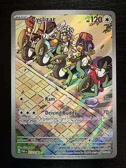 Pokemon - Cyclizar Illustration Rare - 215/182 - Paradox Rift - NM Raw - IR - Image 1