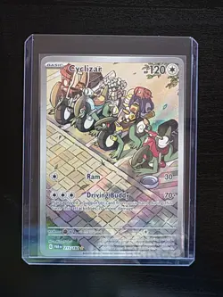 Pokemon - Cyclizar Illustration Rare - 215/182 - Paradox Rift - NM Raw - IR - Image 3