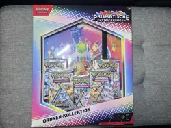 Pokemon Ordner Kollektion Karmesin & Purpur Prismatische Entwicklung neu OVP DE - Image 1