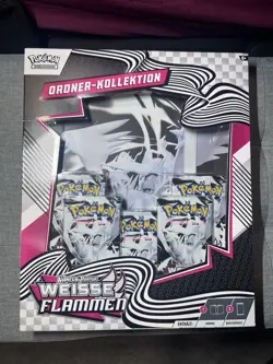 Pokemon TCG Karmesin & Purpur Weiße Flammen Ordner Kollektion Neu OVP Deutsch - Image 1