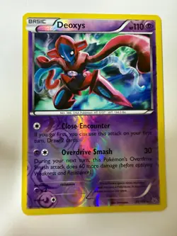 Deoxys 33/108 Holo Rare Roaring Skies Pokemon Reverse Holo Near Mint - Image 1