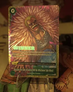 ONE PIECE TCG DOFLAMINGO TOURNAMENT WINNER PACK 2025 VOL 4. OP05-037 NM - Image 1