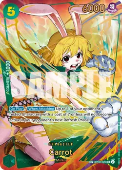 One Piece TCG Premium Booster -The Best- Vol. 2 Super Rare Carrot OP08-023 [SP] - Image 1