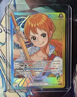 One Piece Nami Leader Alt Art Foil OP11-041 A Fist of Divine Speed ENG - Image 1